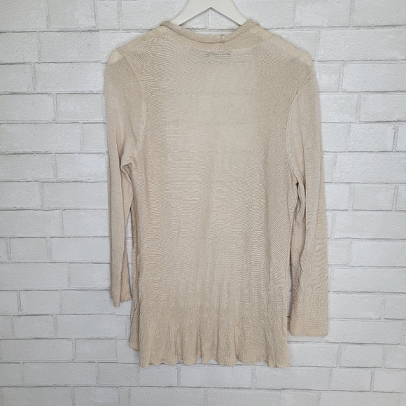 NIC+ZOE Beige Open Front Cardigan - Picture 4 of 4